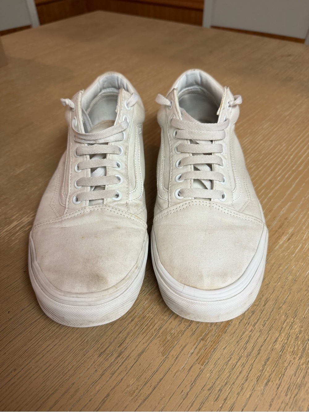 Vans Men's Low-Top Sneakers in Off-White